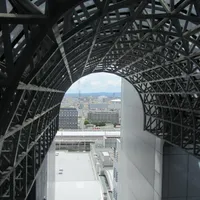 Kyoto aus dem Bahnhof-Skywalk