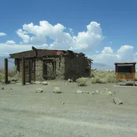 Geisterhaus in Geisterstadt im Death Valley