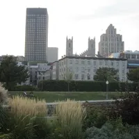 Montreal Downtown vom alten Hafen aus gesehen